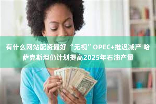 有什么网站配资最好 “无视”OPEC+推迟减产 哈萨克斯坦仍计划提高2025年石油产量